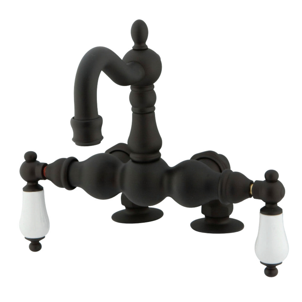 Kingston Brass CC1093T5 Vintage 3-3/8-Inch Deck Mount Tub Faucet, Oil Rubbed Bronze - BNGBath