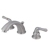 Thumbnail for Kingston Brass KB968 Magellan Widespread Bathroom Faucet with Retail Pop-Up, Brushed Nickel - BNGBath
