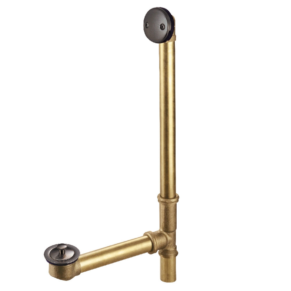 Kingston Brass DLL3185 18" Tub Waste and Overflow with Lift & Lock Drain, 20 Gauge, Oil Rubbed Bronze - BNGBath