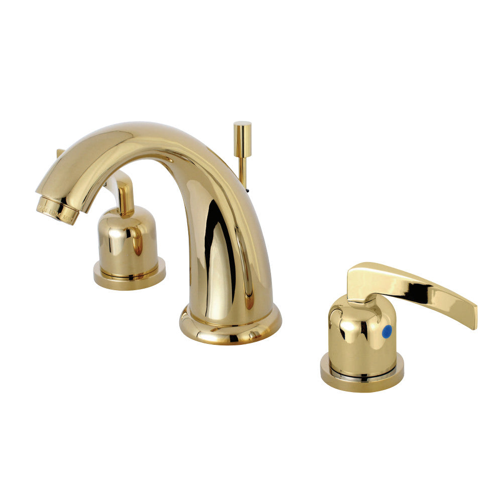 Kingston Brass KB8982EFL 8 in. Widespread Bathroom Faucet, Polished Brass - BNGBath