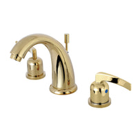 Thumbnail for Kingston Brass KB8982EFL 8 in. Widespread Bathroom Faucet, Polished Brass - BNGBath