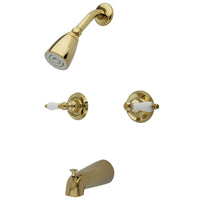 Thumbnail for Kingston Brass KB242PL Tub and Shower Faucet, Polished Brass - BNGBath