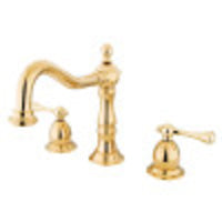 Thumbnail for Kingston Brass KS1972BL 8 in. Widespread Bathroom Faucet, Polished Brass - BNGBath