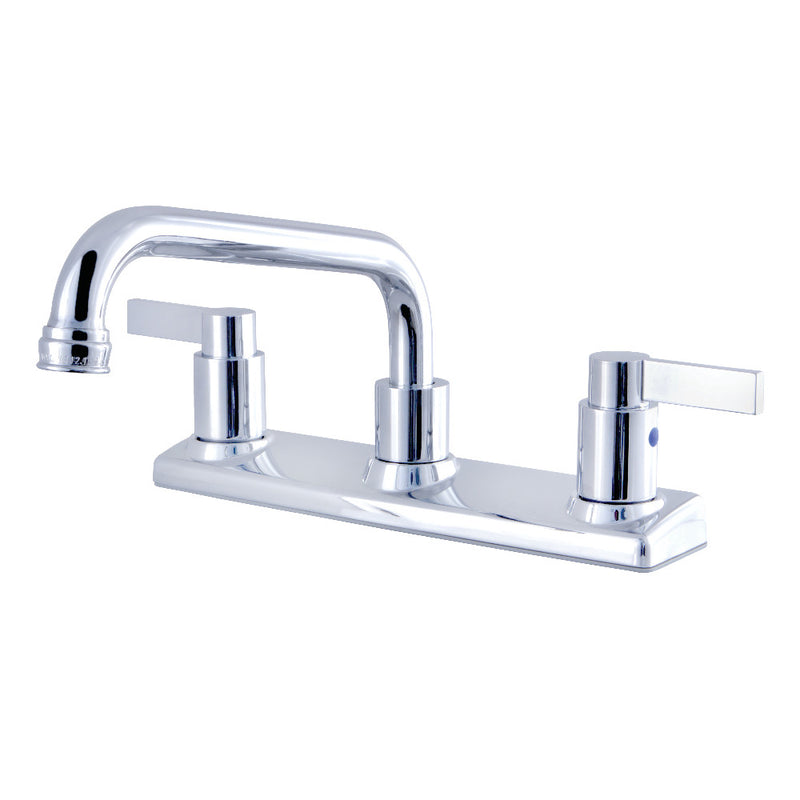 Kingston Brass FB2131NDL NuvoFusion 8-Inch Centerset Kitchen Faucet, Polished Chrome - BNGBath