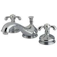 Thumbnail for Kingston Brass KS1161TX 8 in. Widespread Bathroom Faucet, Polished Chrome - BNGBath