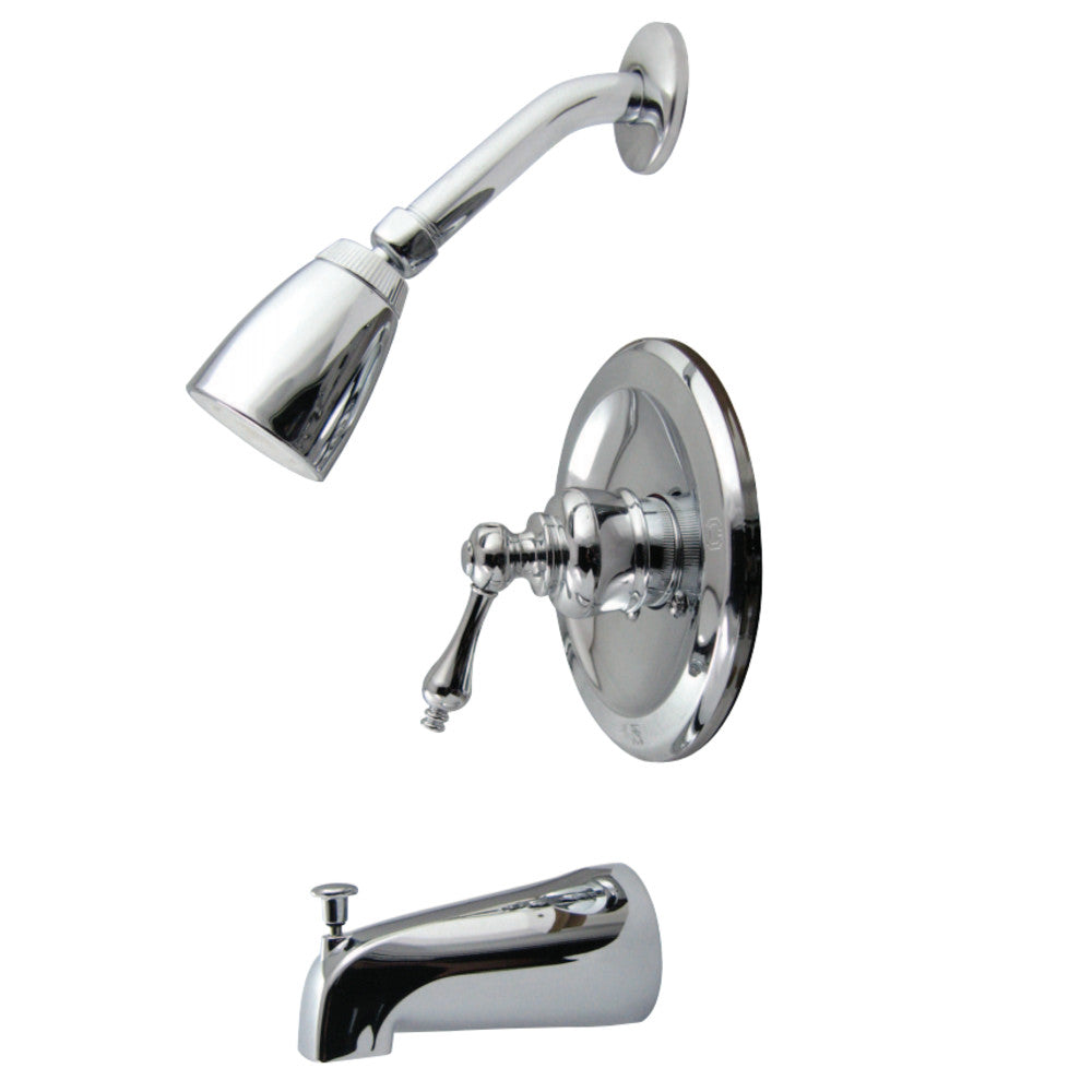 Kingston Brass KB531AL Tub and Shower Faucet, Polished Chrome - BNGBath