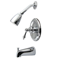 Thumbnail for Kingston Brass KB531AL Tub and Shower Faucet, Polished Chrome - BNGBath