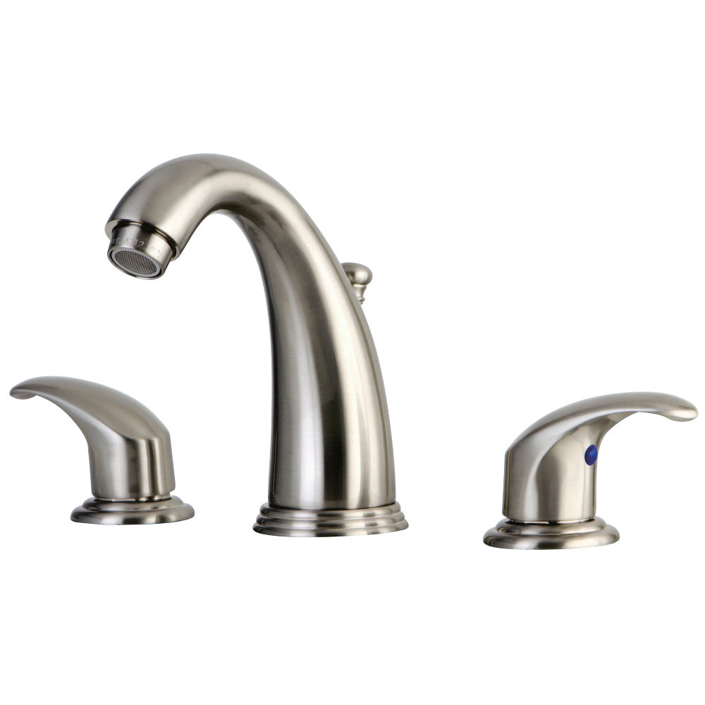 Kingston Brass GKB988LL Widespread Bathroom Faucet, Brushed Nickel - BNGBath