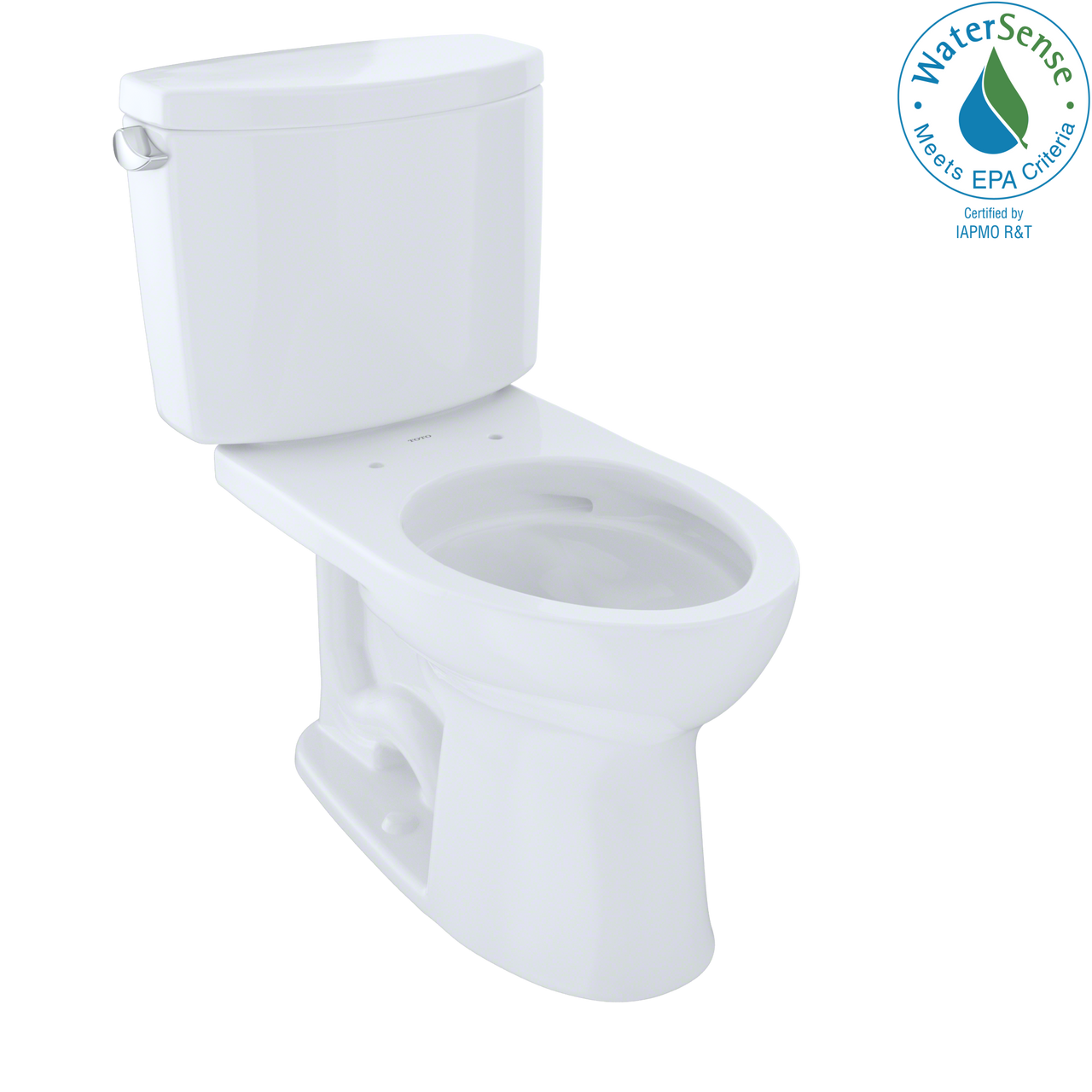 TOTO Drake II Two-Piece Elongated 1.28 GPF Universal Height Toilet with CeFiONtect,  - CST454CEFG#01 - BNGBath