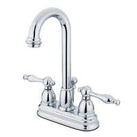 Thumbnail for Kingston Brass KB3611NL 4 in. Centerset Bathroom Faucet, Polished Chrome - BNGBath