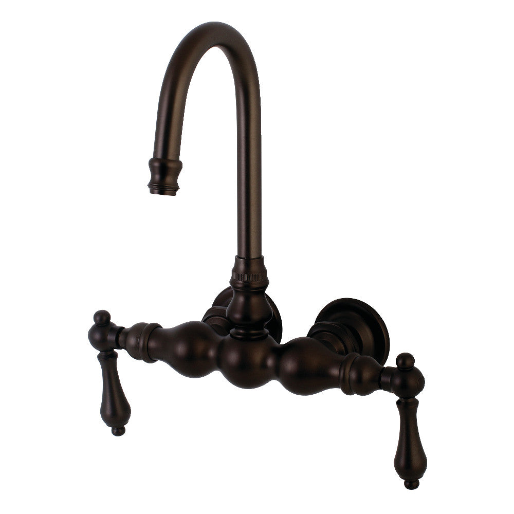 Aqua Vintage AE1T5 Vintage 3-3/8 Inch Wall Mount Tub Faucet, Oil Rubbed Bronze - BNGBath