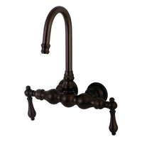 Thumbnail for Aqua Vintage AE1T5 Vintage 3-3/8 Inch Wall Mount Tub Faucet, Oil Rubbed Bronze - BNGBath