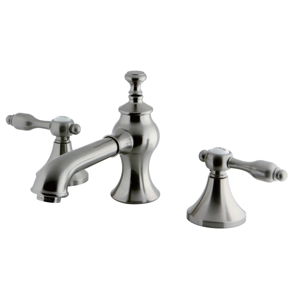 Kingston Brass KC7068TAL 8 in. Widespread Bathroom Faucet, Brushed Nickel - BNGBath