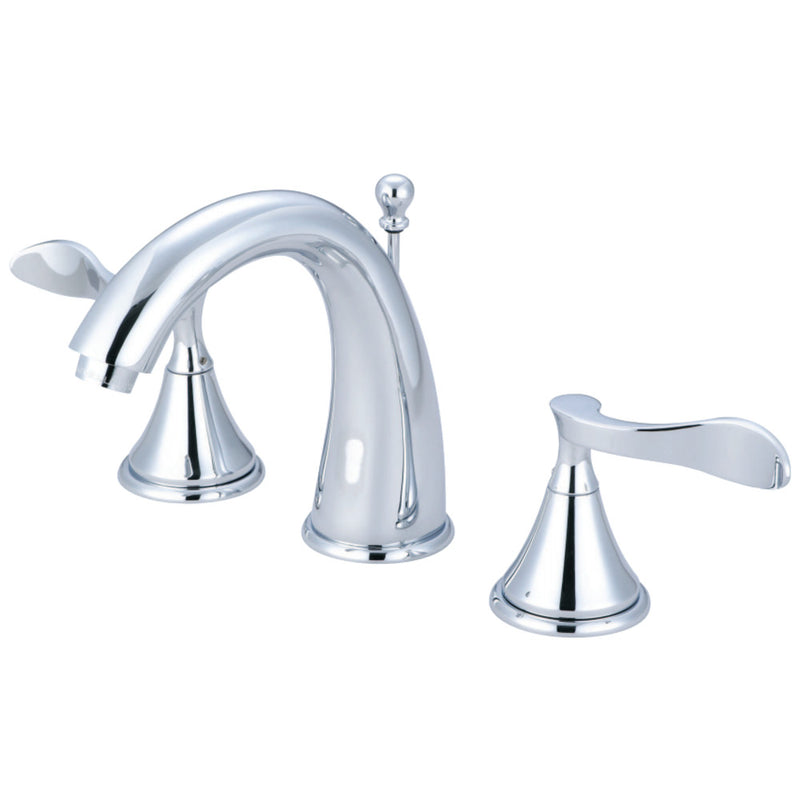 Kingston Brass KS2971CFL 8 in. Widespread Bathroom Faucet, Polished Chrome - BNGBath