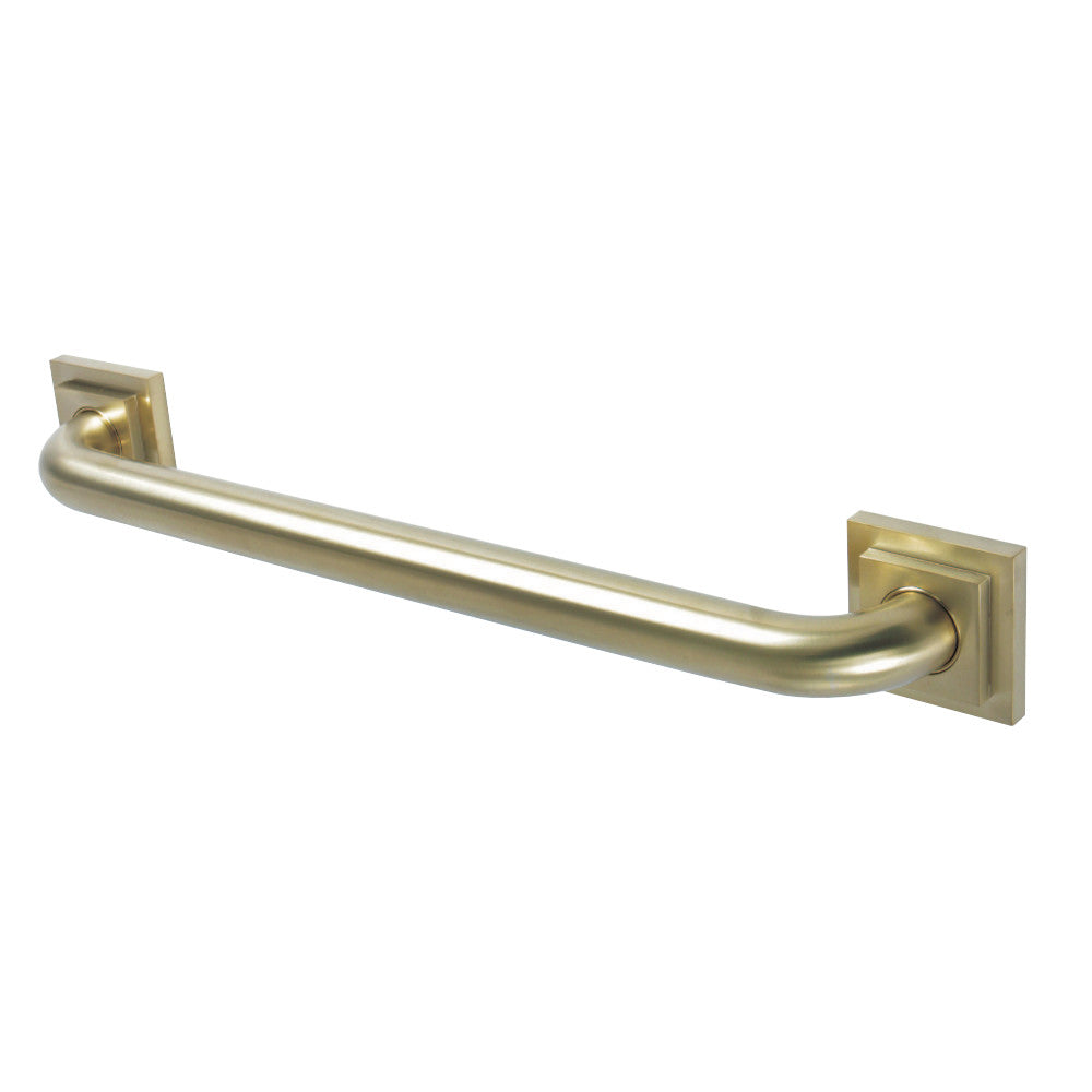 Kingston Brass DR614187 Claremont 18" Grab Bar, 1-1/4" Diameter, Brushed Brass - BNGBath