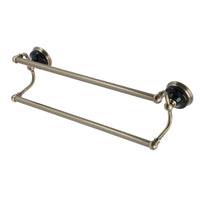 Thumbnail for Kingston Brass BA9113AB Water Onyx 24 in. Dual Towel Bar, Antique Brass - BNGBath