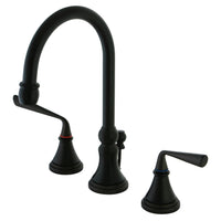 Thumbnail for Kingston Brass KS2985ZL 8 in. Widespread Bathroom Faucet, Oil Rubbed Bronze - BNGBath