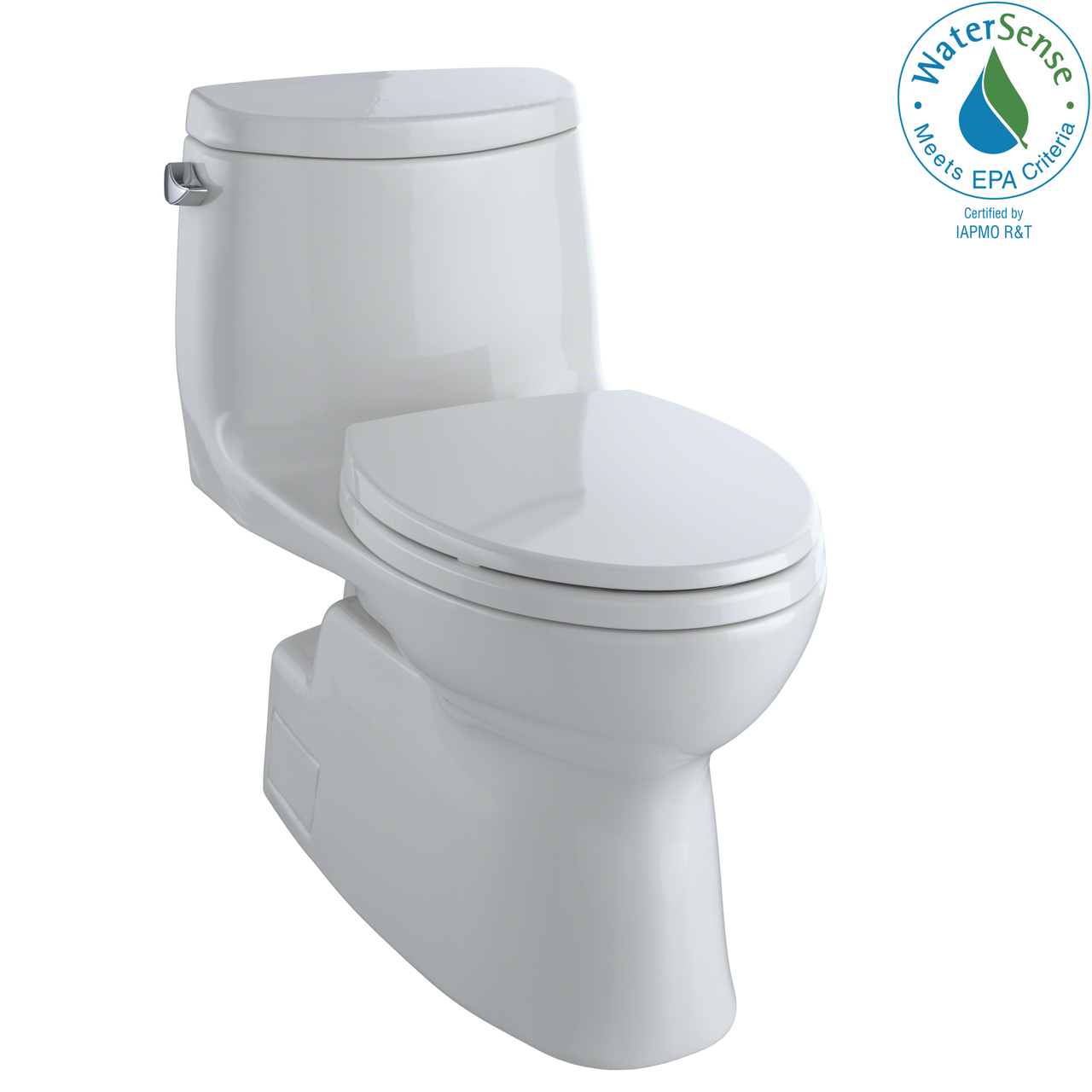 TOTO Carlyle II One-Piece Elongated 1.28 GPF Universal Height Skirted Toilet with CeFiONtect,   - MS614114CEFG#11 - BNGBath