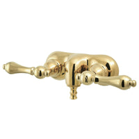 Thumbnail for Kingston Brass CC41T2 Vintage 3-3/8-Inch Wall Mount Tub Faucet, Polished Brass - BNGBath