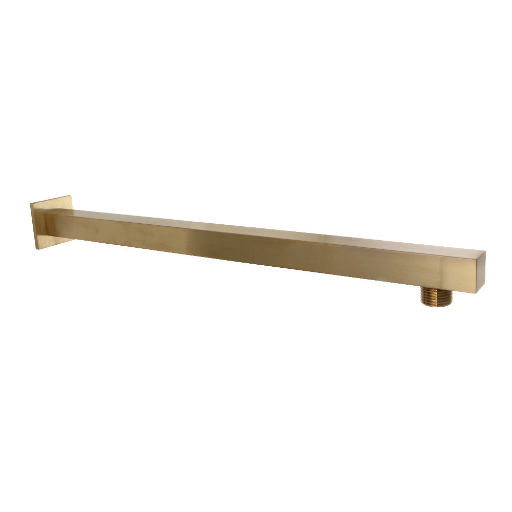 Kingston Brass K4162 Claremont 15-3/4" Square Rain Drop Shower Arm with Flange, Polished Brass - BNGBath
