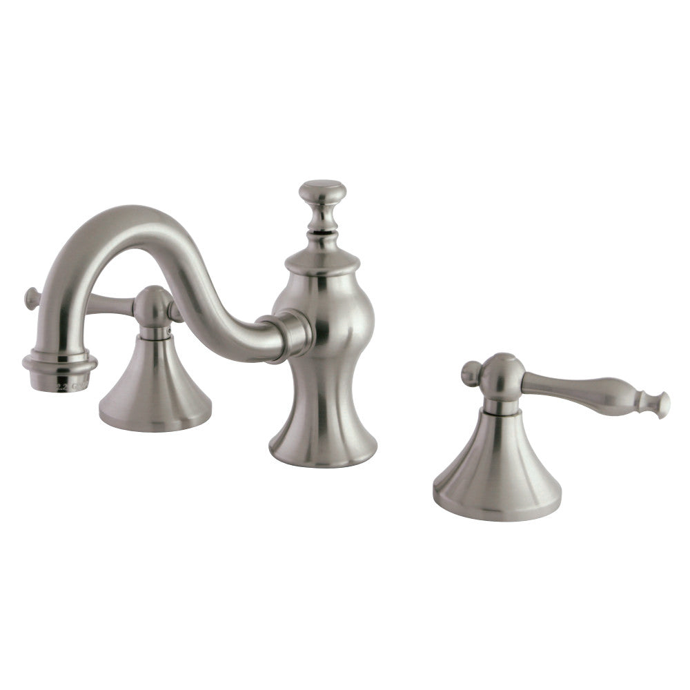 Kingston Brass KC7168NL 8 in. Widespread Bathroom Faucet, Brushed Nickel - BNGBath