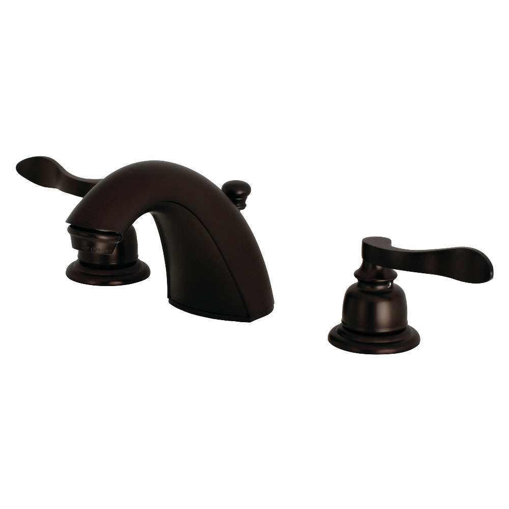 Kingston Brass FB8955NFL Mini-Widespread Bathroom Faucet, Oil Rubbed Bronze - BNGBath