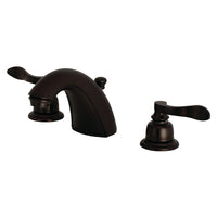 Thumbnail for Kingston Brass FB8955NFL Mini-Widespread Bathroom Faucet, Oil Rubbed Bronze - BNGBath