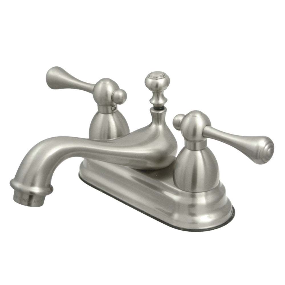 Kingston Brass KS3608BL 4 in. Centerset Bathroom Faucet, Brushed Nickel - BNGBath