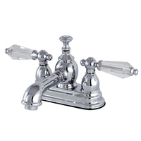 Thumbnail for Kingston Brass KS7001WLL 4 in. Centerset Bathroom Faucet, Polished Chrome - BNGBath