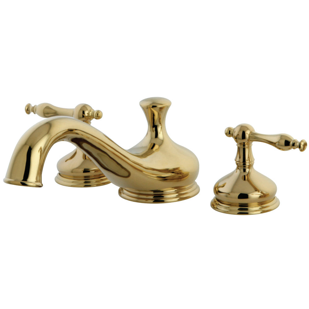 Kingston Brass KS3332NL Heritage Roman Tub Faucet, Polished Brass - BNGBath