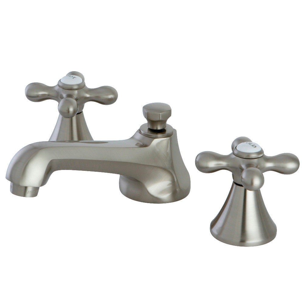Kingston Brass KS4478AX 8 in. Widespread Bathroom Faucet, Brushed Nickel - BNGBath