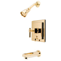 Thumbnail for Kingston Brass KB86520QL Tub and Shower Faucet, Polished Brass - BNGBath