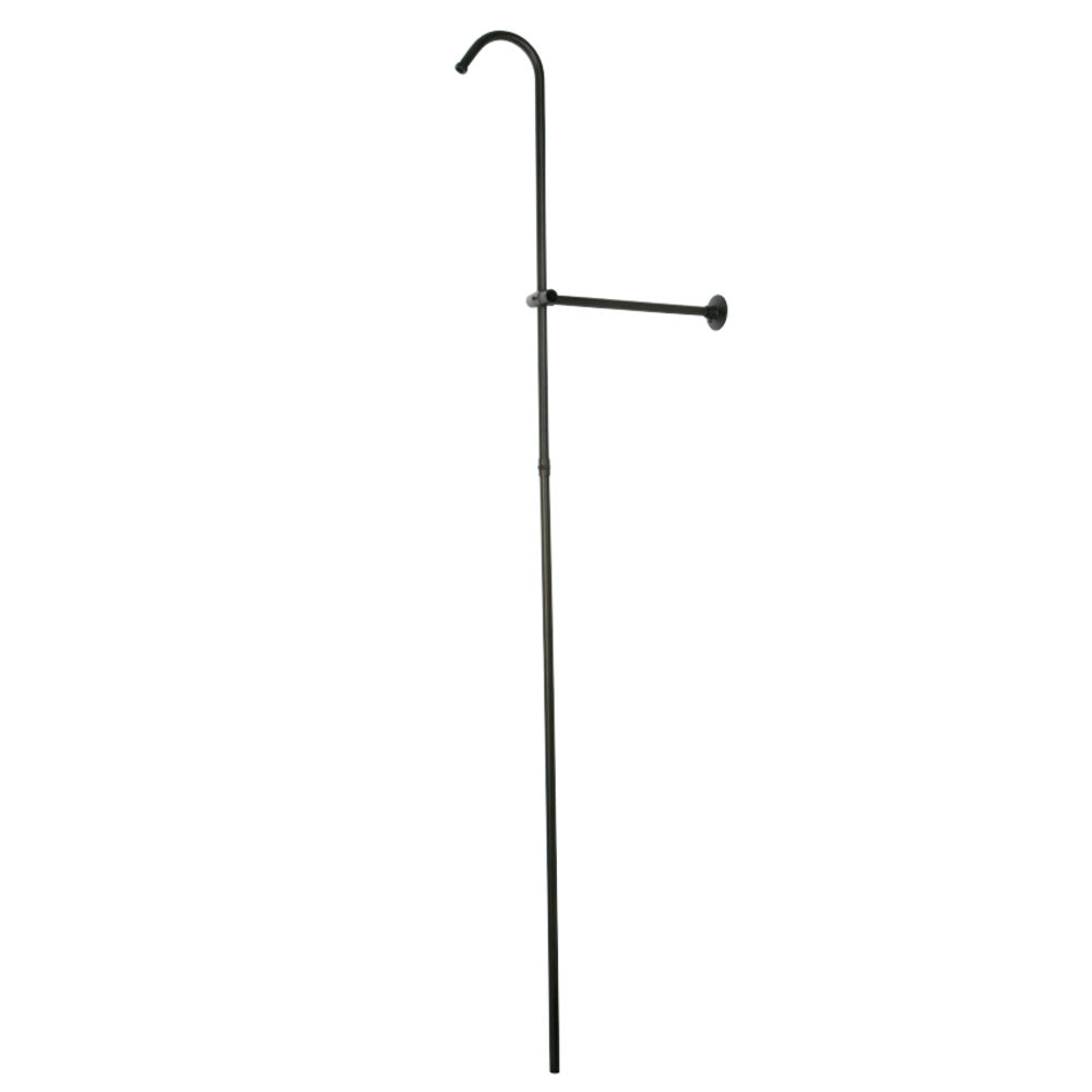 Kingston Brass CCR605 Vintage Shower Riser Only With Wall Support, Oil Rubbed Bronze - BNGBath
