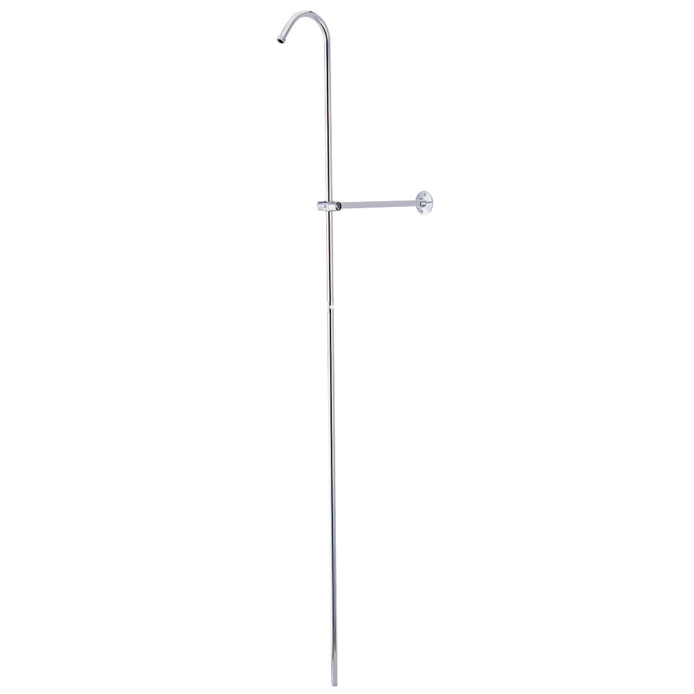 Kingston Brass CCR601 Vintage Shower Riser And Wall Support, Polished Chrome - BNGBath