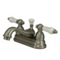 Thumbnail for Kingston Brass CC13L8 4 in. Centerset Bathroom Faucet, Brushed Nickel - BNGBath