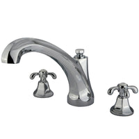 Thumbnail for Kingston Brass KS4321TX Vintage Roman Tub Faucet, Polished Chrome - BNGBath