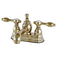 Thumbnail for Kingston Brass KS7002TAL 4 in. Centerset Bathroom Faucet, Polished Brass - BNGBath