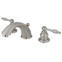 Thumbnail for Kingston Brass GKB968KL Widespread Bathroom Faucet, Brushed Nickel - BNGBath