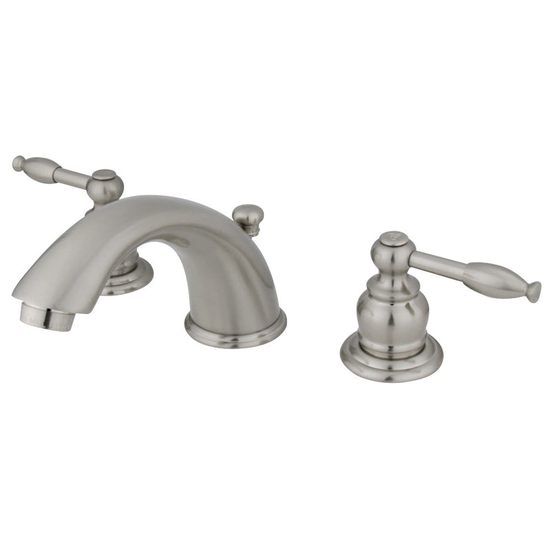 Kingston Brass GKB968KL Widespread Bathroom Faucet, Brushed Nickel - BNGBath