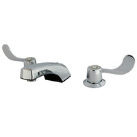 Thumbnail for Kingston Brass KB931G Widespread Bathroom Faucet, Polished Chrome - BNGBath