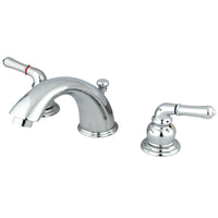 Thumbnail for Kingston Brass GKB961 Widespread Bathroom Faucet, Polished Chrome - BNGBath