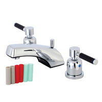 Thumbnail for Kingston Brass KB8921DKL 8 in. Widespread Bathroom Faucet, Polished Chrome - BNGBath