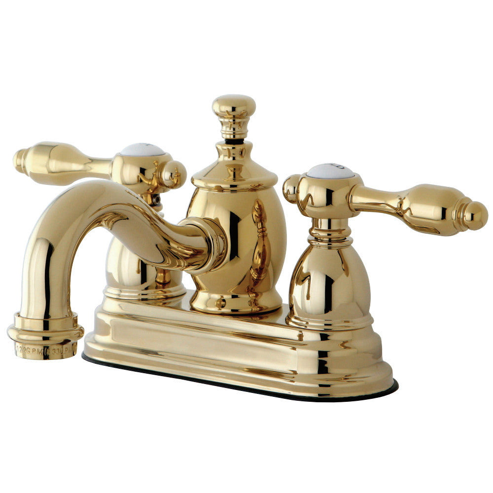 Kingston Brass KS7102TAL 4 in. Centerset Bathroom Faucet, Polished Brass - BNGBath