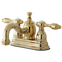 Thumbnail for Kingston Brass KS7102TAL 4 in. Centerset Bathroom Faucet, Polished Brass - BNGBath