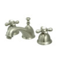 Thumbnail for Kingston Brass CC37L8 8 to 16 in. Widespread Bathroom Faucet, Brushed Nickel - BNGBath
