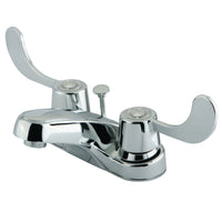 Thumbnail for Kingston Brass GKB181B 4 in. Centerset Bathroom Faucet, Polished Chrome - BNGBath