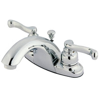 Thumbnail for Kingston Brass KB7641FL 4 in. Centerset Bathroom Faucet, Polished Chrome - BNGBath