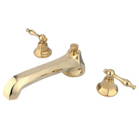 Thumbnail for Kingston Brass KS4302NL Metropolitan Roman Tub Faucet, Polished Brass - BNGBath