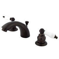 Thumbnail for Kingston Brass KB945B Mini-Widespread Bathroom Faucet, Oil Rubbed Bronze - BNGBath