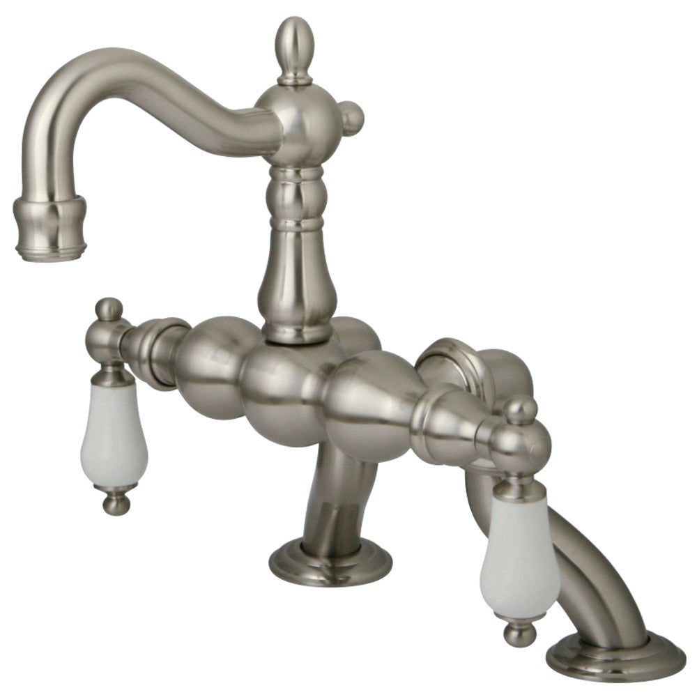 Kingston Brass CC2005T8 Vintage Clawfoot Tub Faucet, Brushed Nickel - BNGBath